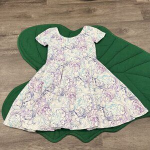 Wild Rich Kids Girls 5/6 Little Mermaid Ariel Twirl Dress
